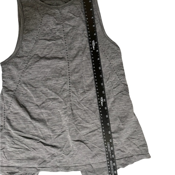 Athleta Gray Sleeveless Performance Tank with Micro-Perforated Front - Picture 5 of 5
